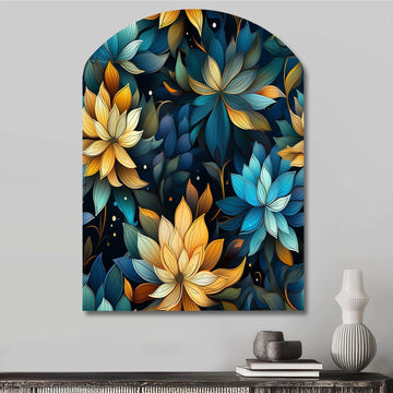 Natures Meditation - Asymmetric Metal Wall Art